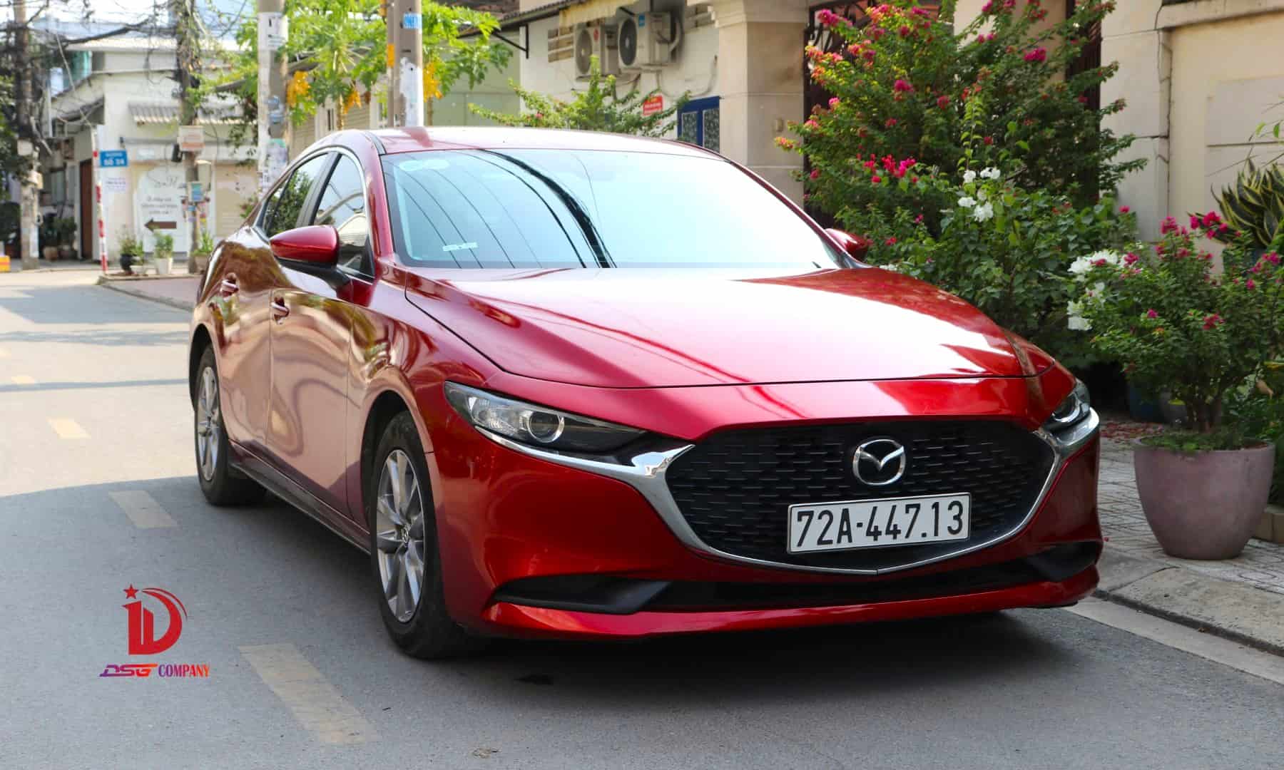 Mazda 3 Đỏ - Thuê xe tự lái tại TP.HCM