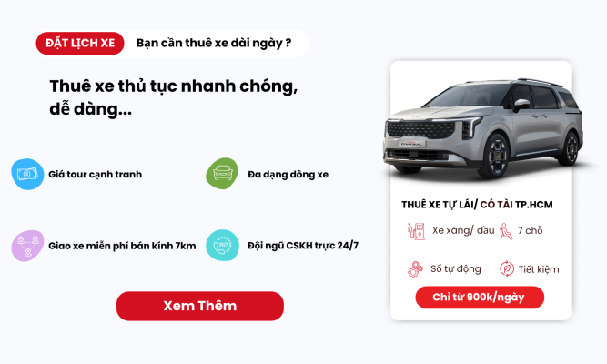 Thuê xe tự lái bao nhiêu tiền một ngày ? Thuê xe tự lái thủ đức - Đông Sài Gòn Company thuê xe tự lái thủ đức 7 chỗ