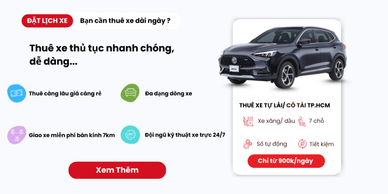 Thuê xe tự lái bao nhiêu tiền một ngày ? Thuê xe tự lái thủ đức - Đông Sài Gòn Company thuê xe tự lái thủ đức